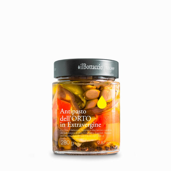 ANTIPASTO ORTO MIXED VEGGIES IN EXTRAVIRGIN OLIVE OIL 10. 0z