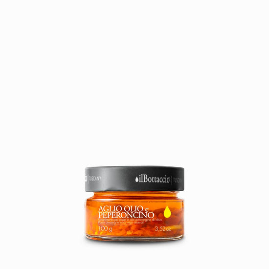 GARLIC, OIL and CHILI PEPPER with extra virgin olive oil | 100 g