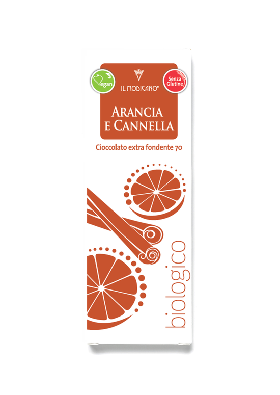 Orange and Cinnamon Extra Dark Chocolate 70%