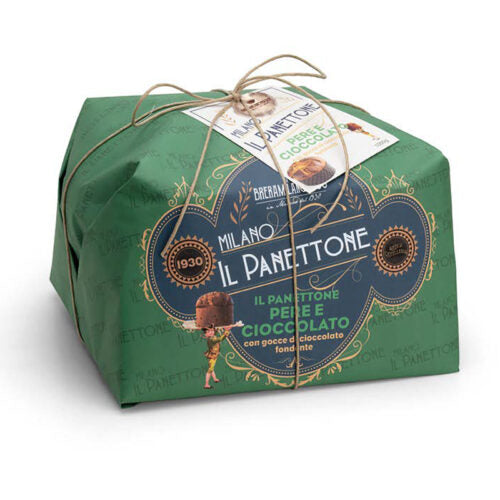 Panettone Pere e Cioccolato Breramilano 1930 - traditional pear and chocolate yeast cake