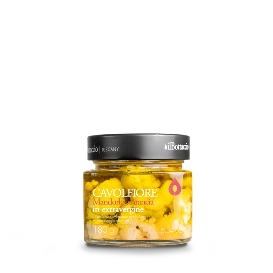 Cauliflower almonds and orange in extra virgin | 180 gr