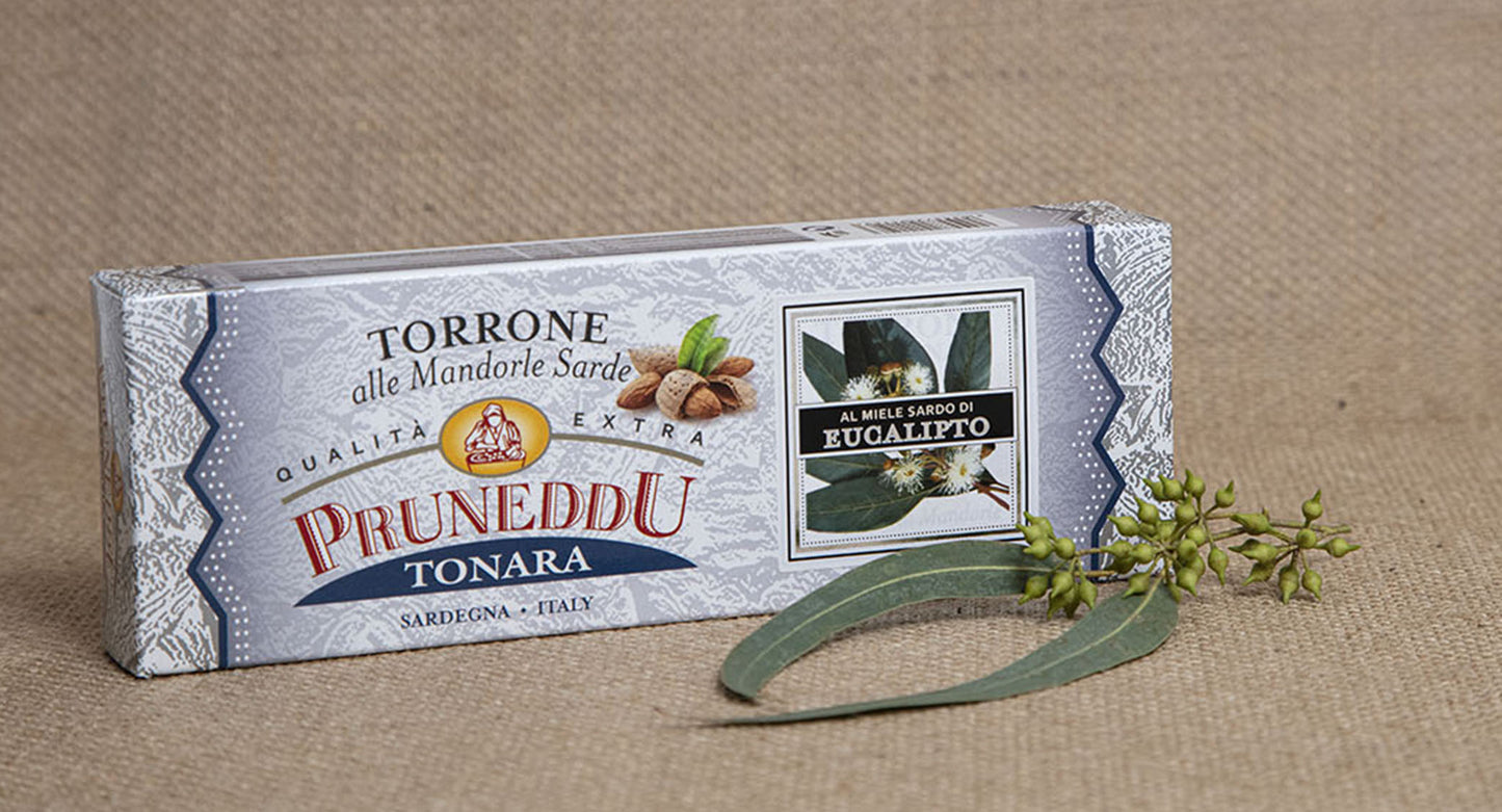 Almond and Eucalyptus honey Sardinian Torrone - 150g