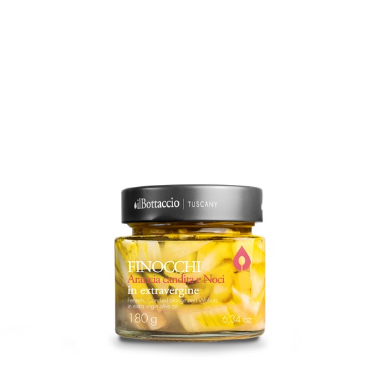 FENNEL Candied orange and nuts in extra virgin | 180 gr
