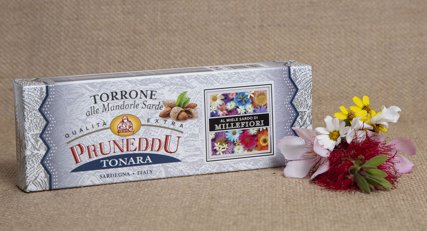 Almond and Wildflower Honey Sardinian Torrone - 150g