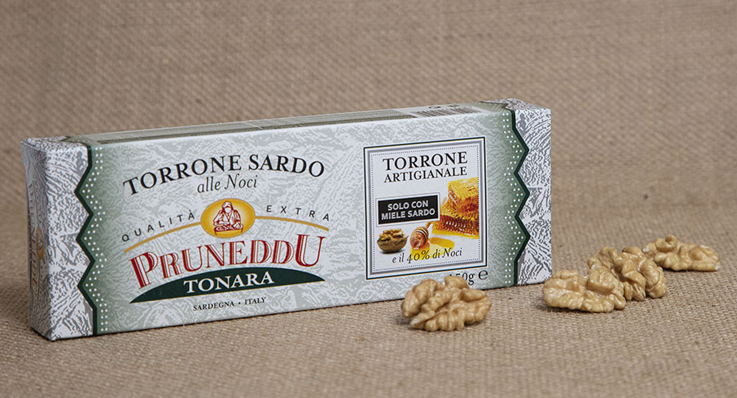 Walnut and Honey Sardinian Torrone - 150g