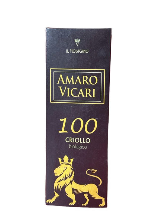 Extra Dark Chocolate Amaro Vicari 100% - Criollo