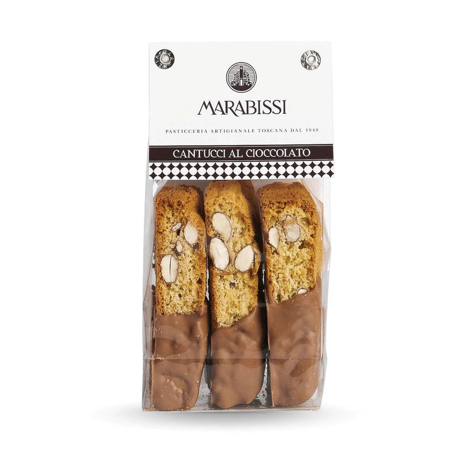Chocolate dipped Cantucci 120 g | 4.23 oz