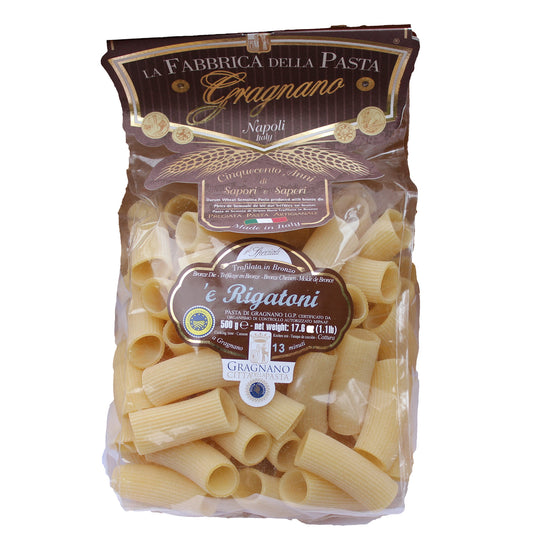 Gragano Rigatoni Paesani Pasta